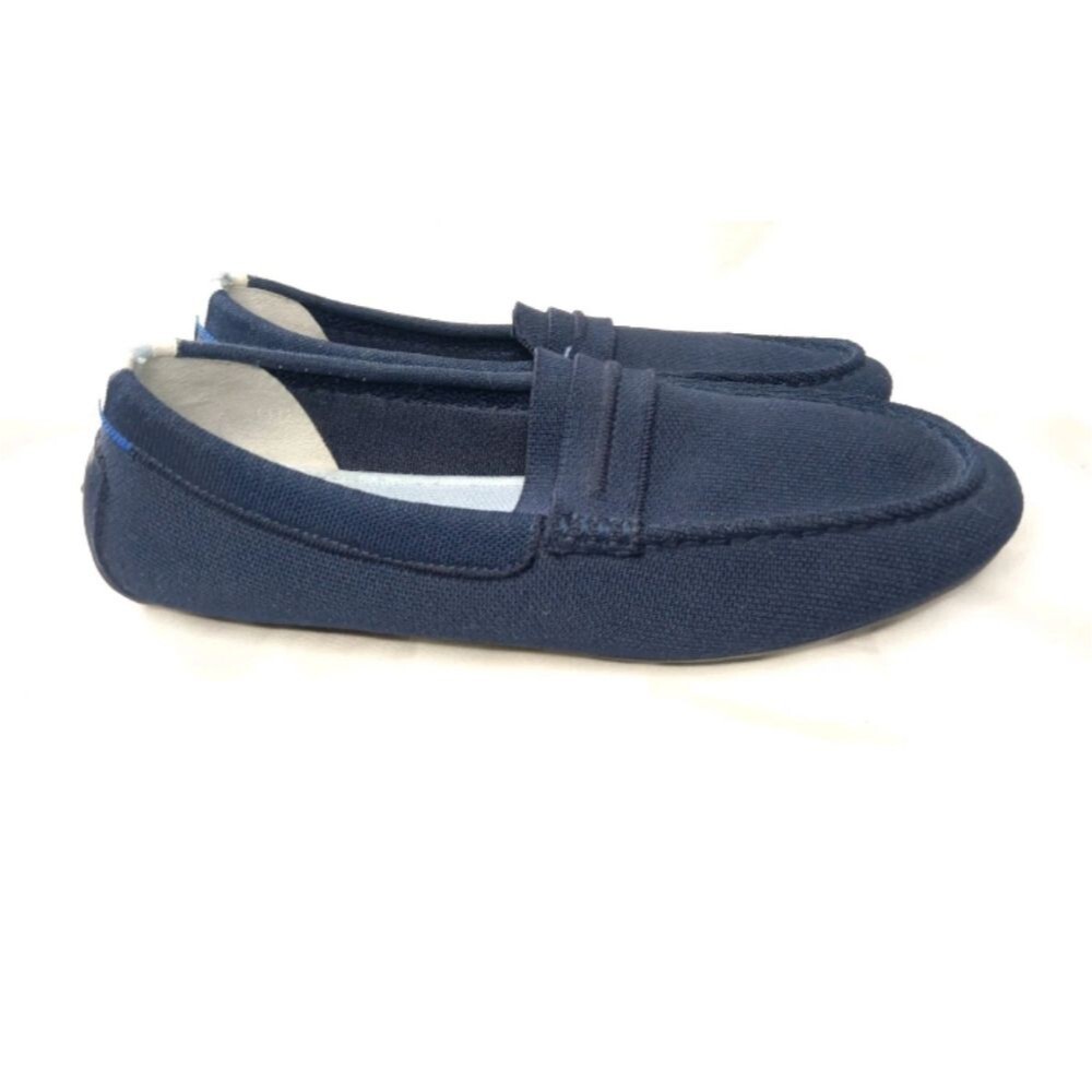 Rothys The Driving Loafer In Blue  Size 11 Men's Shoes Drivers - Picture 2 of 11